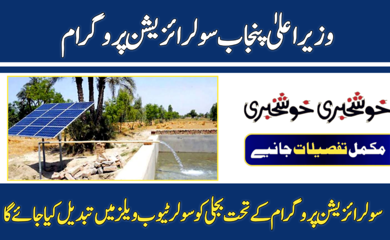 CM Punjab Solarization Program