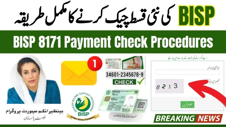 BISP 8171 Payment Check Procedures