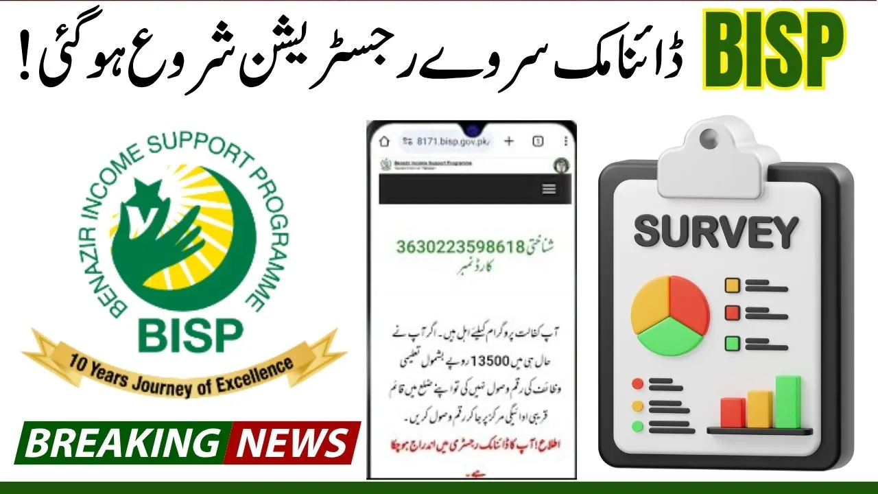 BISP Dynamic Survey Registration 2025 Via Tehsil Office 2025 (Complete Guidelines)