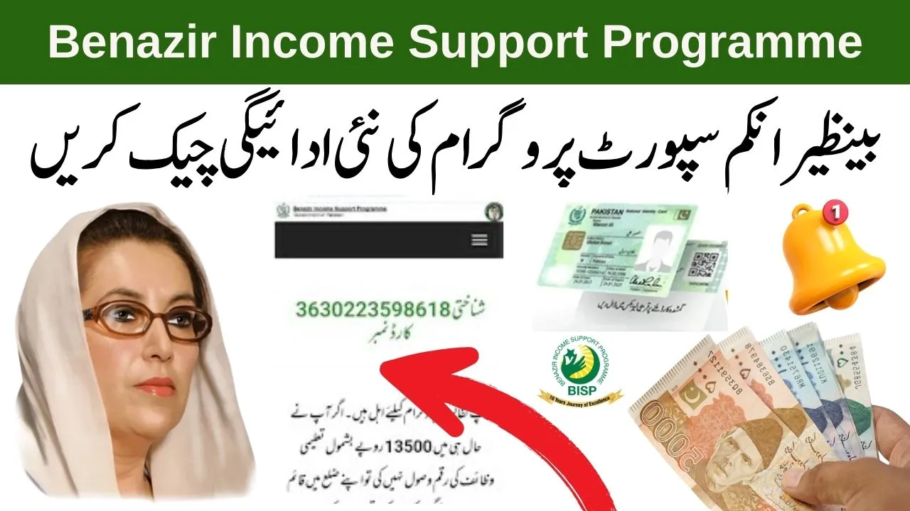 Benazir Income Support Programme New Payment Check Online