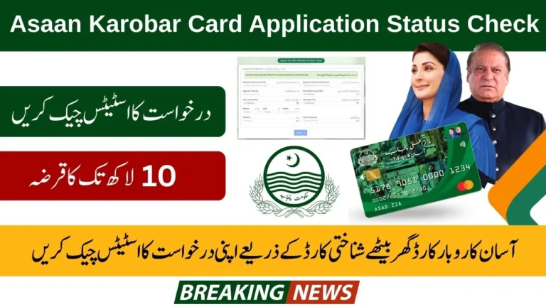 Complete Guide To Check Asaan Karobar Card Application Status Sitting At Home Using CNIC 2025