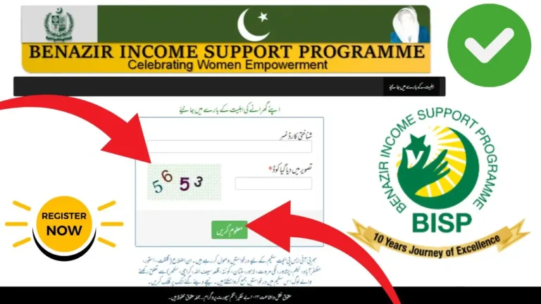 Ehsaas Tracking For 8171 Ehsaas Program Registration 2025