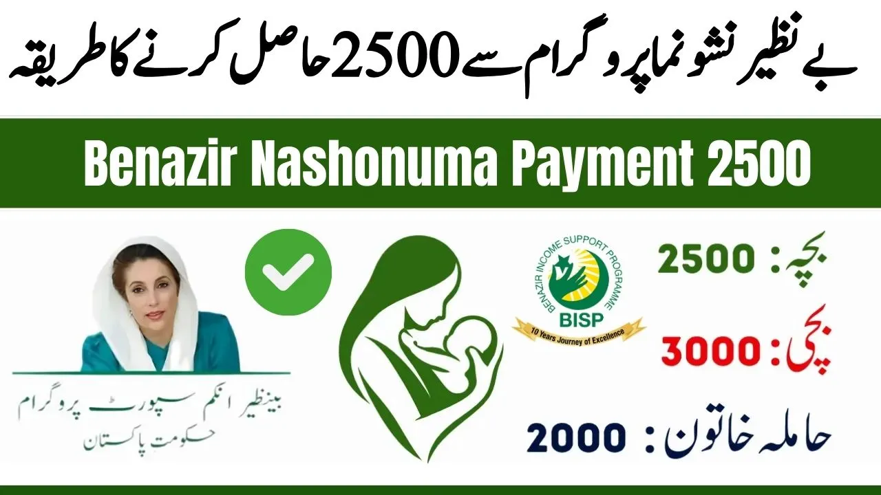 How to Collect Benazir Nashonuma Payment of 2500 from DHQ Hospital